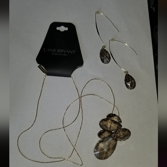 Gorgeous Smoky Quartz Necklace and Earrings - Picture 1 of 4